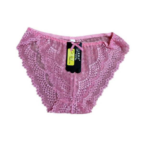 pack of 3 lace women panties seamless underwear briefs with bowknot