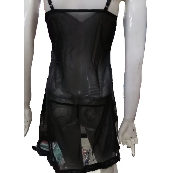 women net lace embroidery lingerie two piece night dress lingerie set