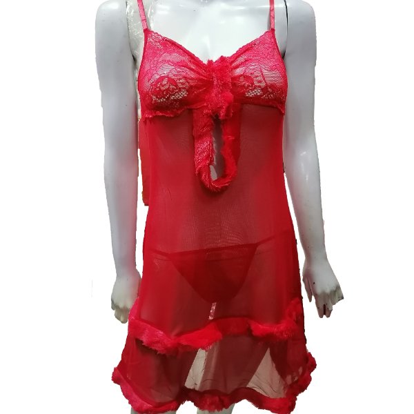 women net lace embroidery lingerie two piece night dress lingerie set