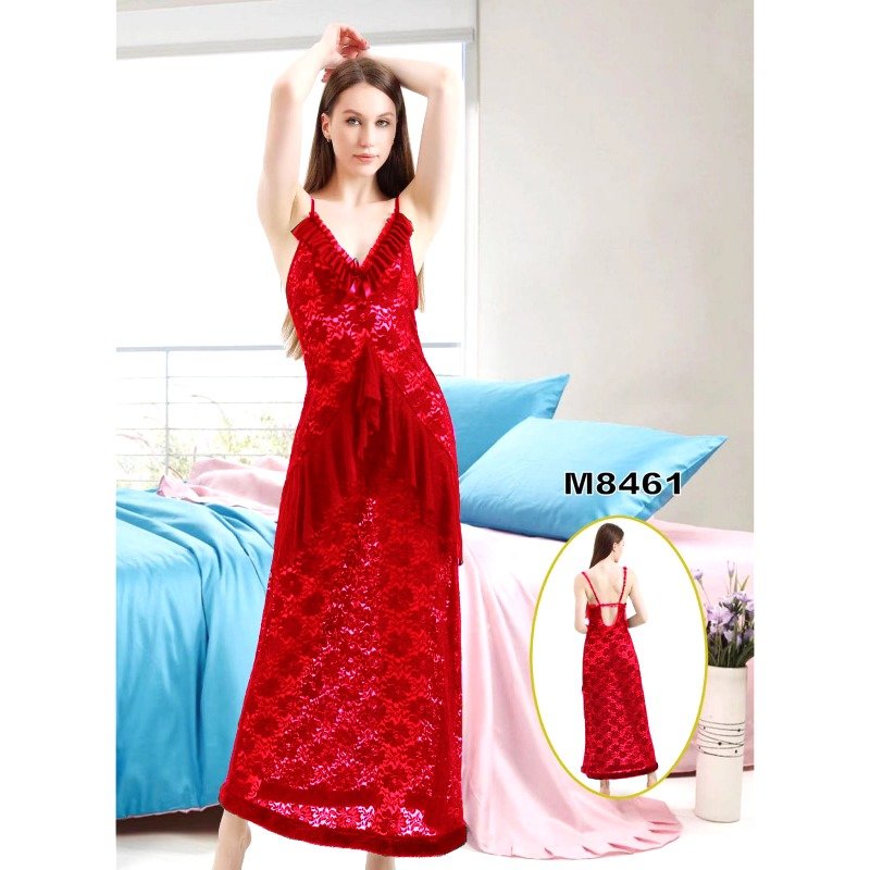 women lingerie sleepwear long nightgown