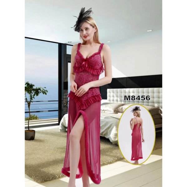 women lingerie sleepwear long nightgown