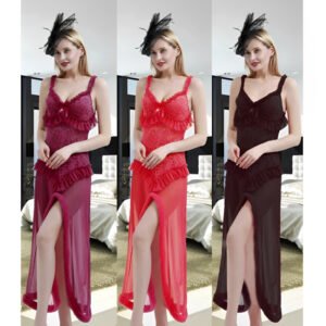 women lingerie sleepwear long nightgown